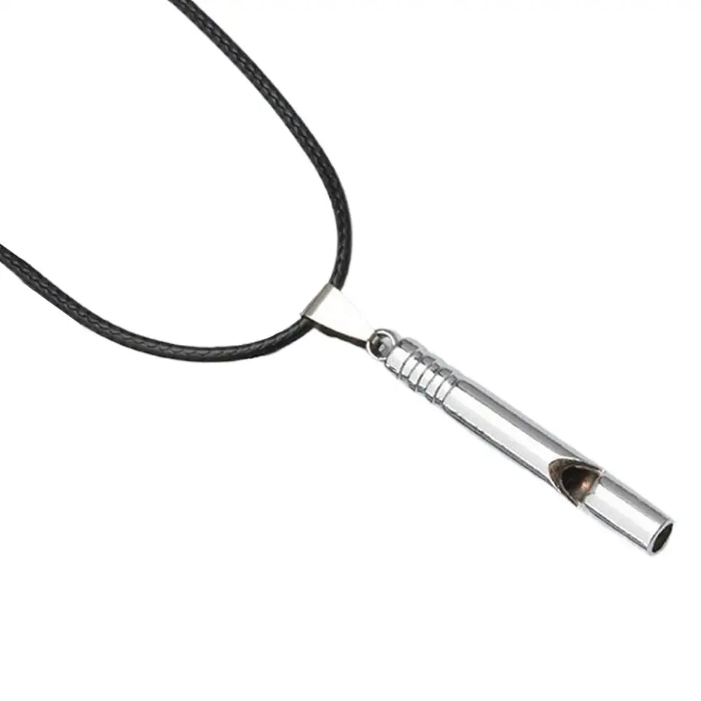 Outdoor Emergency Whistle Survival Safety MINI Whistle EDC Whistle Necklace Hiking Camping Trip Explore Survival Tool