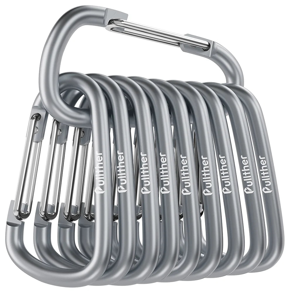 carabiner keychain camping equipments gear accessories tactical accessory edc tool outdoor survival equipment fishing gadgets