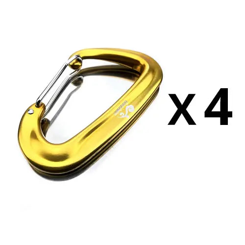 4 PCS Goodwin Hammock Carabiner 12KN Multi-Functional Durable Outdoor Gear for Camping Traveling