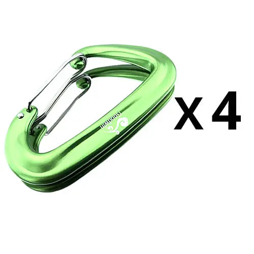 4 PCS Goodwin Hammock Carabiner 12KN Multi-Functional Durable Outdoor Gear for Camping Traveling