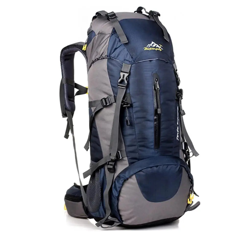 50L Waterproof Zipper Hiking Backpack for Men for Outdoor Sports Day Travel Climbing Camping Tours Spring