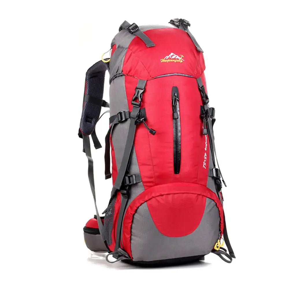 50L Waterproof Zipper Hiking Backpack for Men for Outdoor Sports Day Travel Climbing Camping Tours Spring