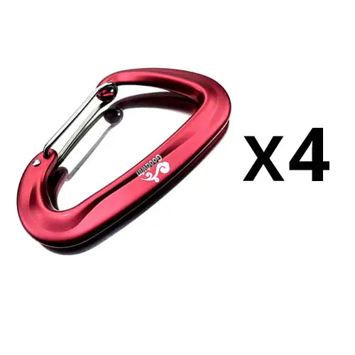 4 PCS Goodwin Hammock Carabiner 12KN Multi-Functional Durable Outdoor Gear for Camping Traveling