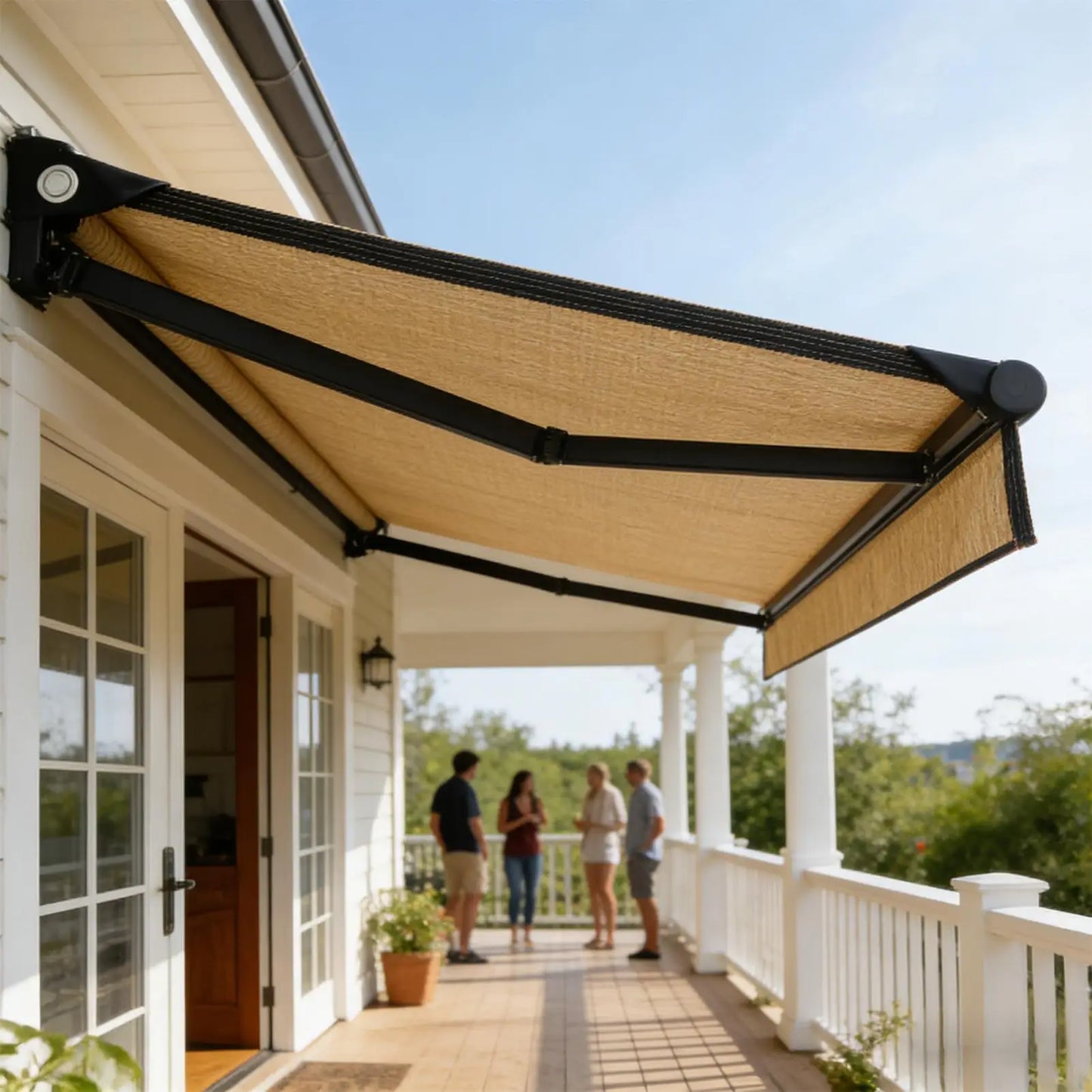 Sail Shade Canopy UV Protection Wind Resistant Waterproof Triangle Sun Shade for Garden Deck Balcony Pool Backyard Patio Camping