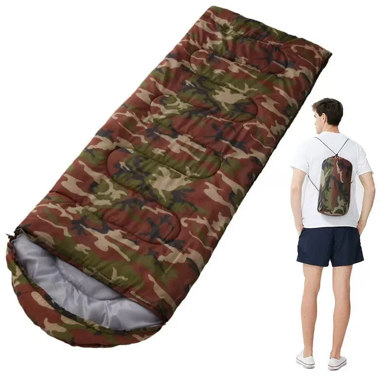 Outdoor camping Camping Warm and dirty adult portable sleeping bag