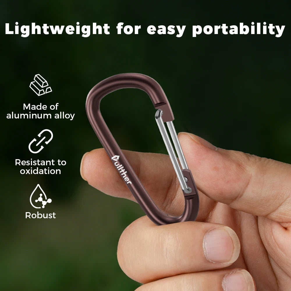 carabiner keychain camping equipments gear accessories tactical accessory edc tool outdoor survival equipment fishing gadgets