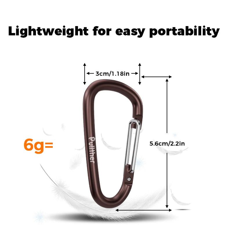 carabiner keychain camping equipments gear accessories tactical accessory edc tool outdoor survival equipment fishing gadgets