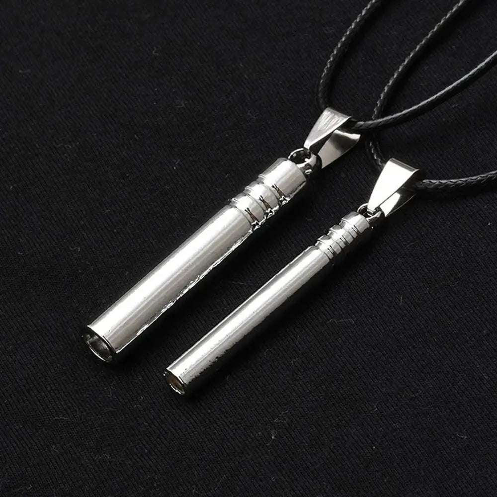 Outdoor Emergency Whistle Survival Safety MINI Whistle EDC Whistle Necklace Hiking Camping Trip Explore Survival Tool