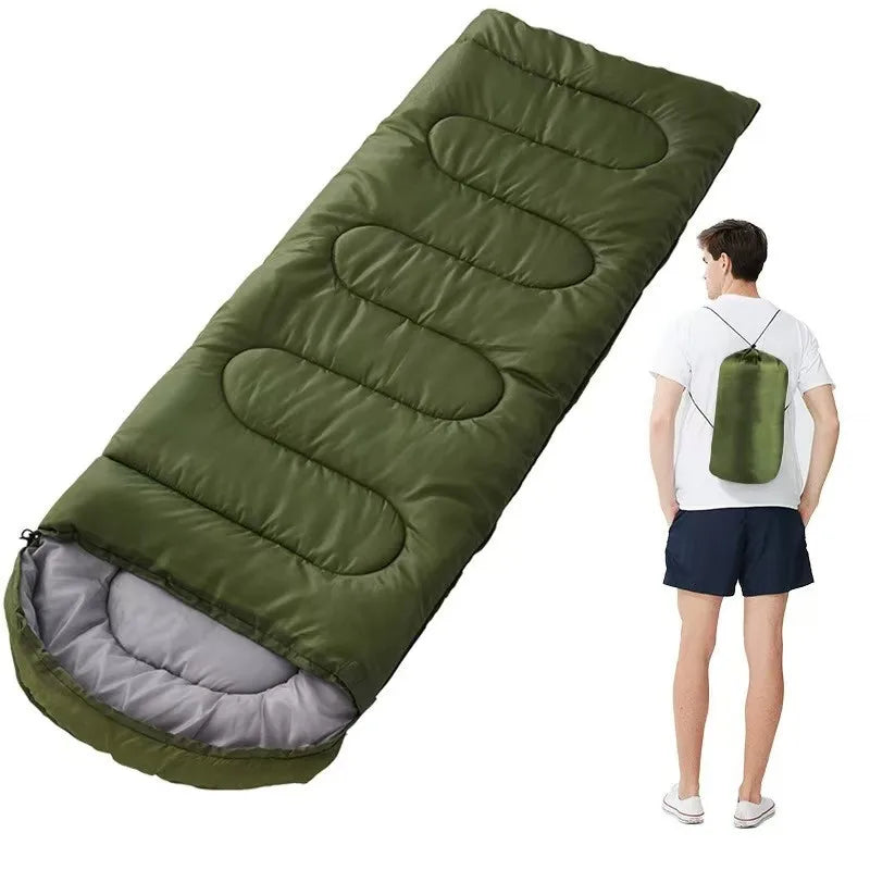 Outdoor camping Camping Warm and dirty adult portable sleeping bag