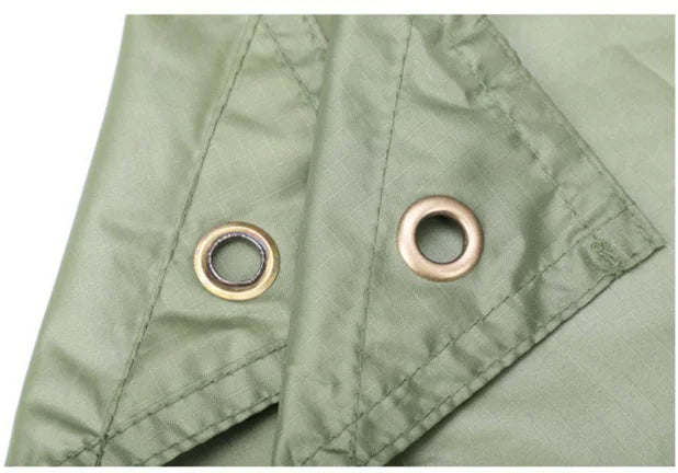 Waterproof Rain Poncho Lightweight Hooded Rain Coat Picnic Mat Blanket Sun Shelter for Outdoor Camping Hiking Cycling Climbing