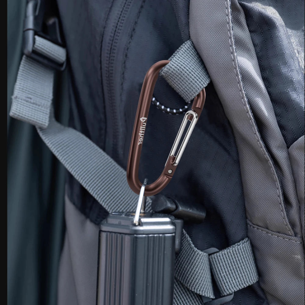 carabiner keychain camping equipments gear accessories tactical accessory edc tool outdoor survival equipment fishing gadgets
