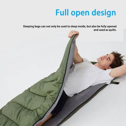 Outdoor camping Camping Warm and dirty adult portable sleeping bag
