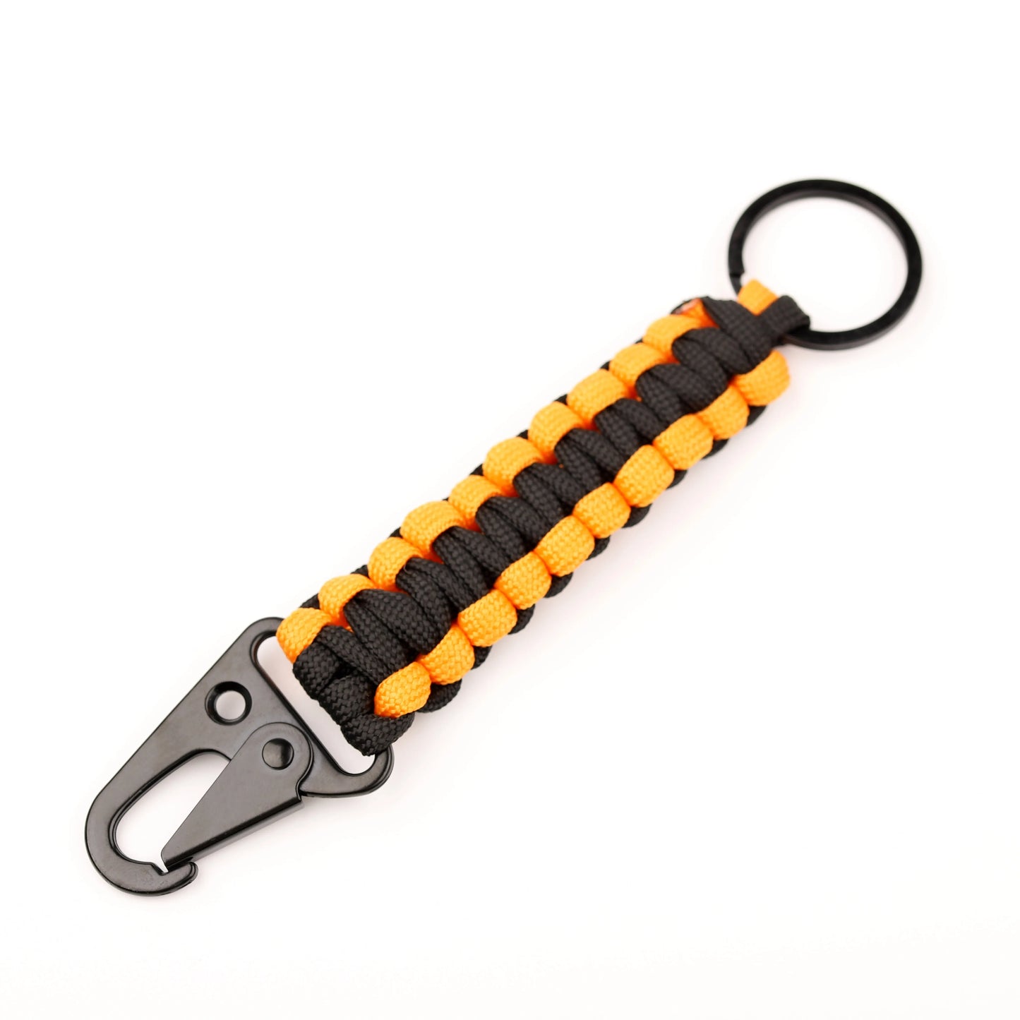 Paracord Keychain Military Braided Core Rope Carabiner Bottle Opener Outdoor Emergency Knot Survival Tools for Camping Hiking