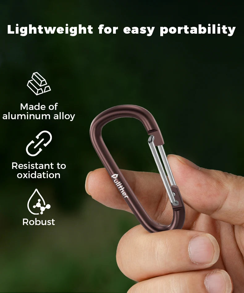carabiner keychain camping equipments gear accessories tactical accessory edc tool outdoor survival equipment fishing gadgets