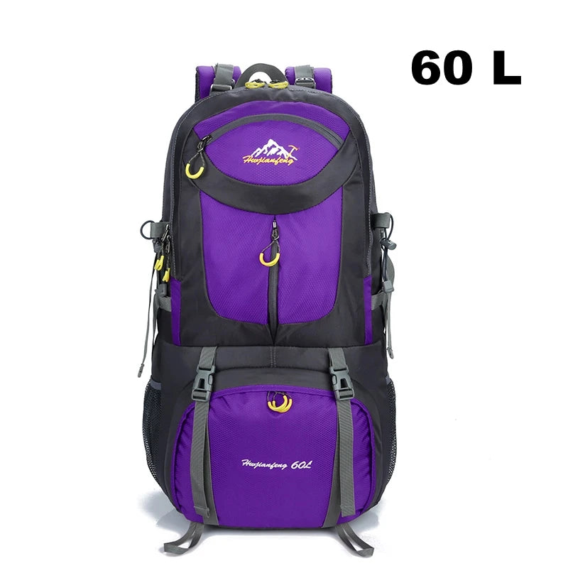 New 40L/50L/60L Outdoor Camping Hiking Backpack Waterproof Men Women Trek Climbing Backpack Large Capacity Mountaineering Bag