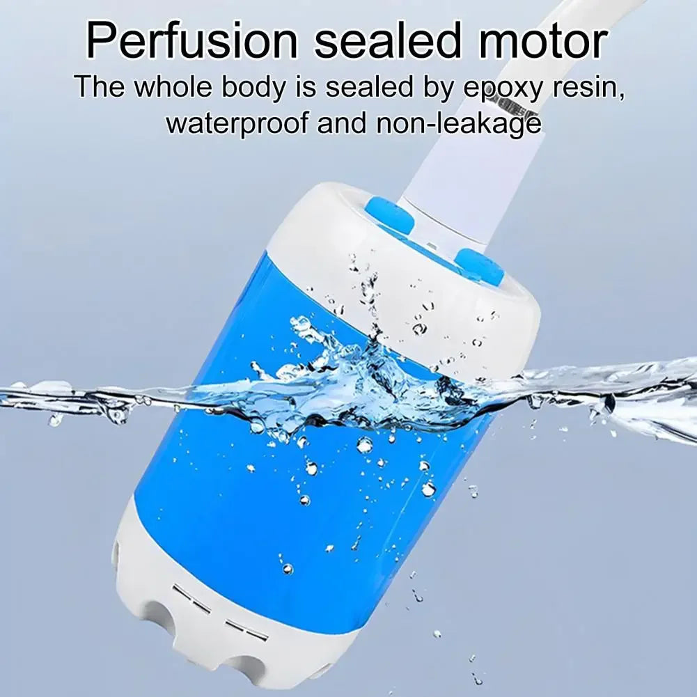 Outdoor Shower Gadget Portable Camping Shower Pump USB Rechargeable  Camp Hiking Car Washing RV Traveling Electric Shower Head S