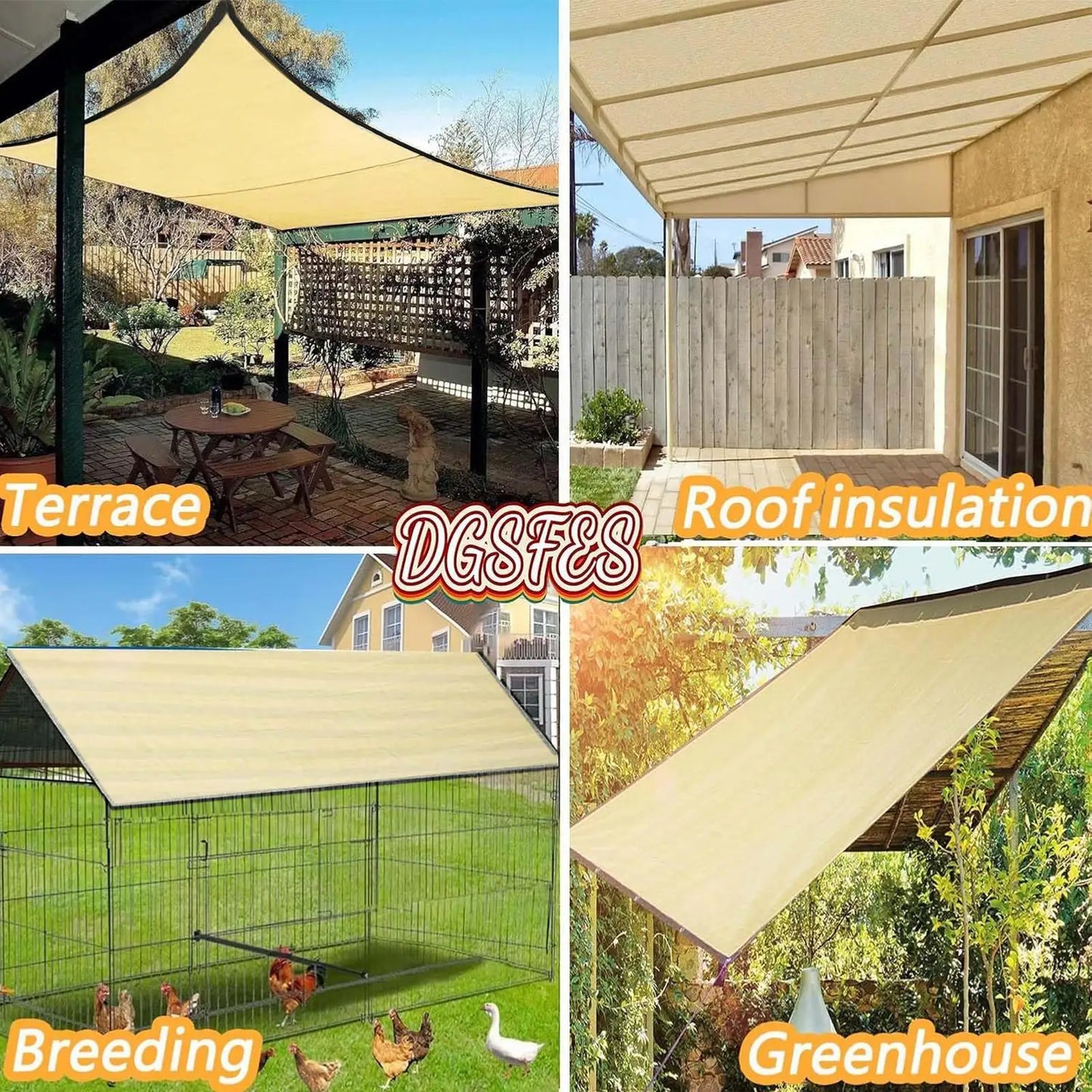 Sail Shade Canopy UV Protection Wind Resistant Waterproof Triangle Sun Shade for Garden Deck Balcony Pool Backyard Patio Camping