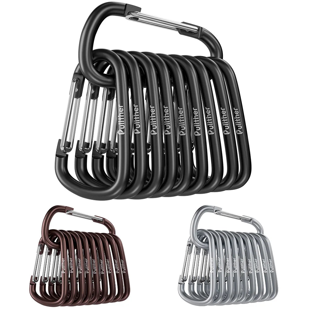 carabiner keychain camping equipments gear accessories tactical accessory edc tool outdoor survival equipment fishing gadgets